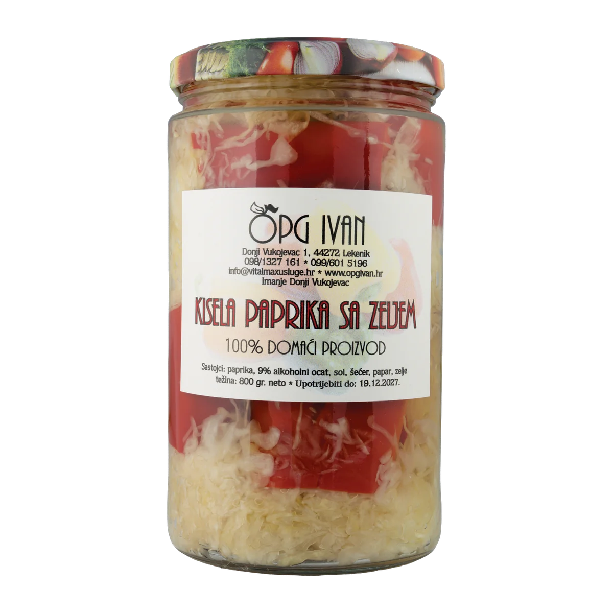 Paprika sa zeljem OPG Ivan