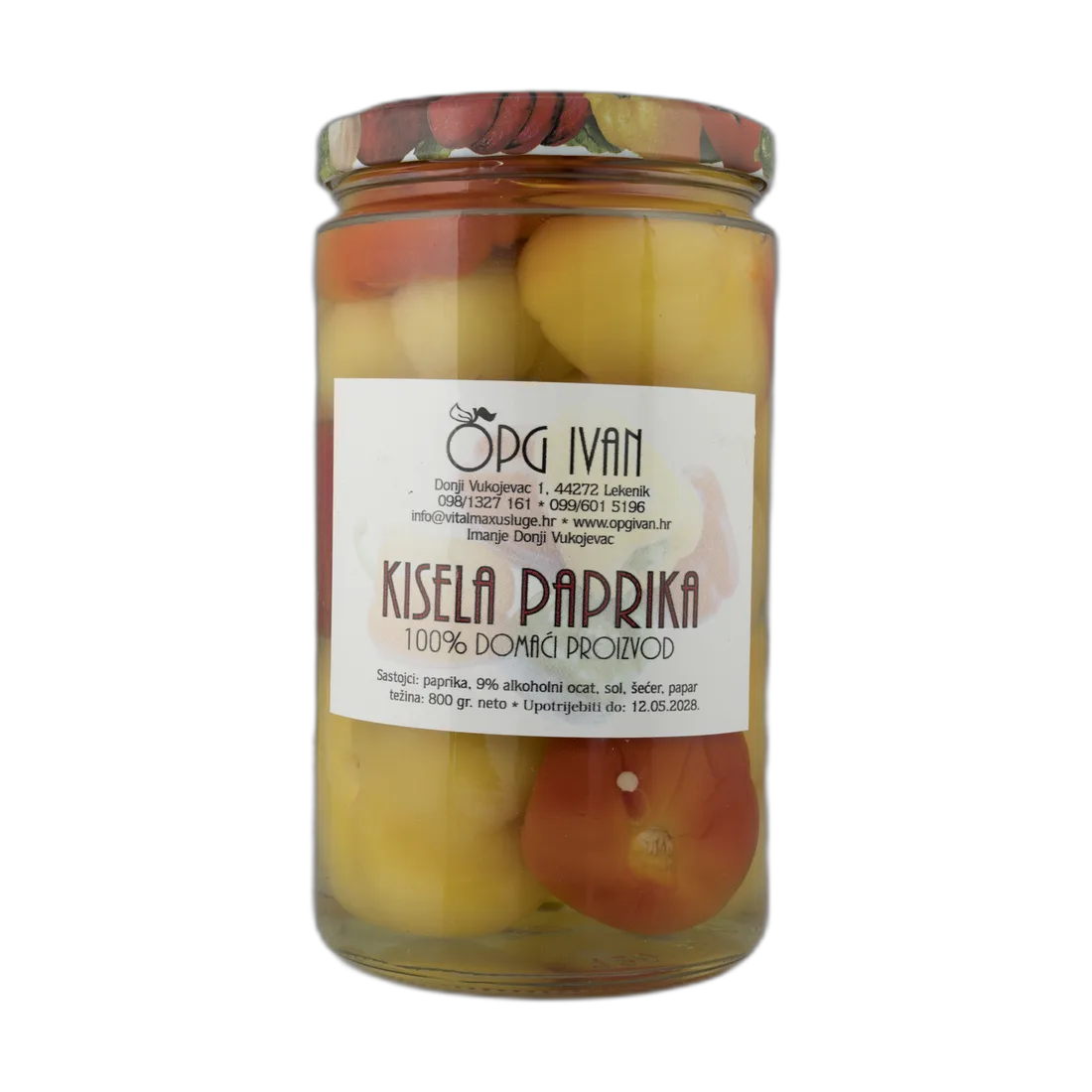 Paprika file žuta i crvena OPG Ivan